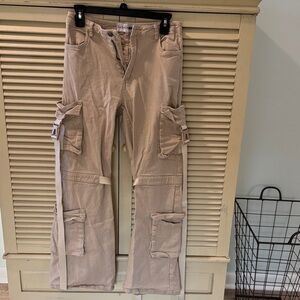 Fashion Nova Cream Trousers